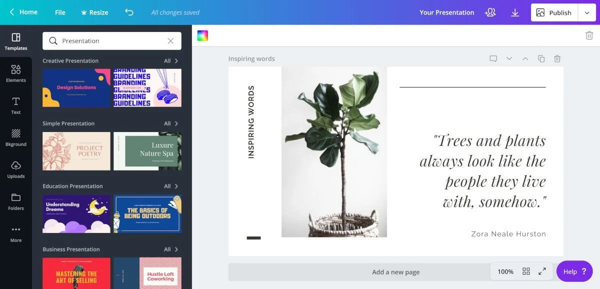 Top 5 Best AI Presentation Tools:canva