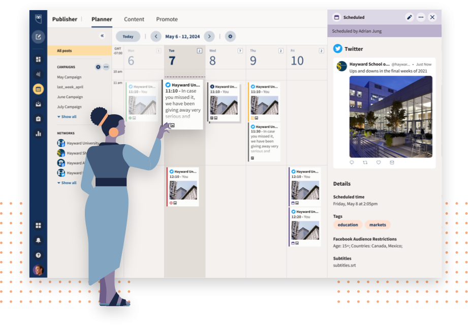 top 10 best social media AI tools