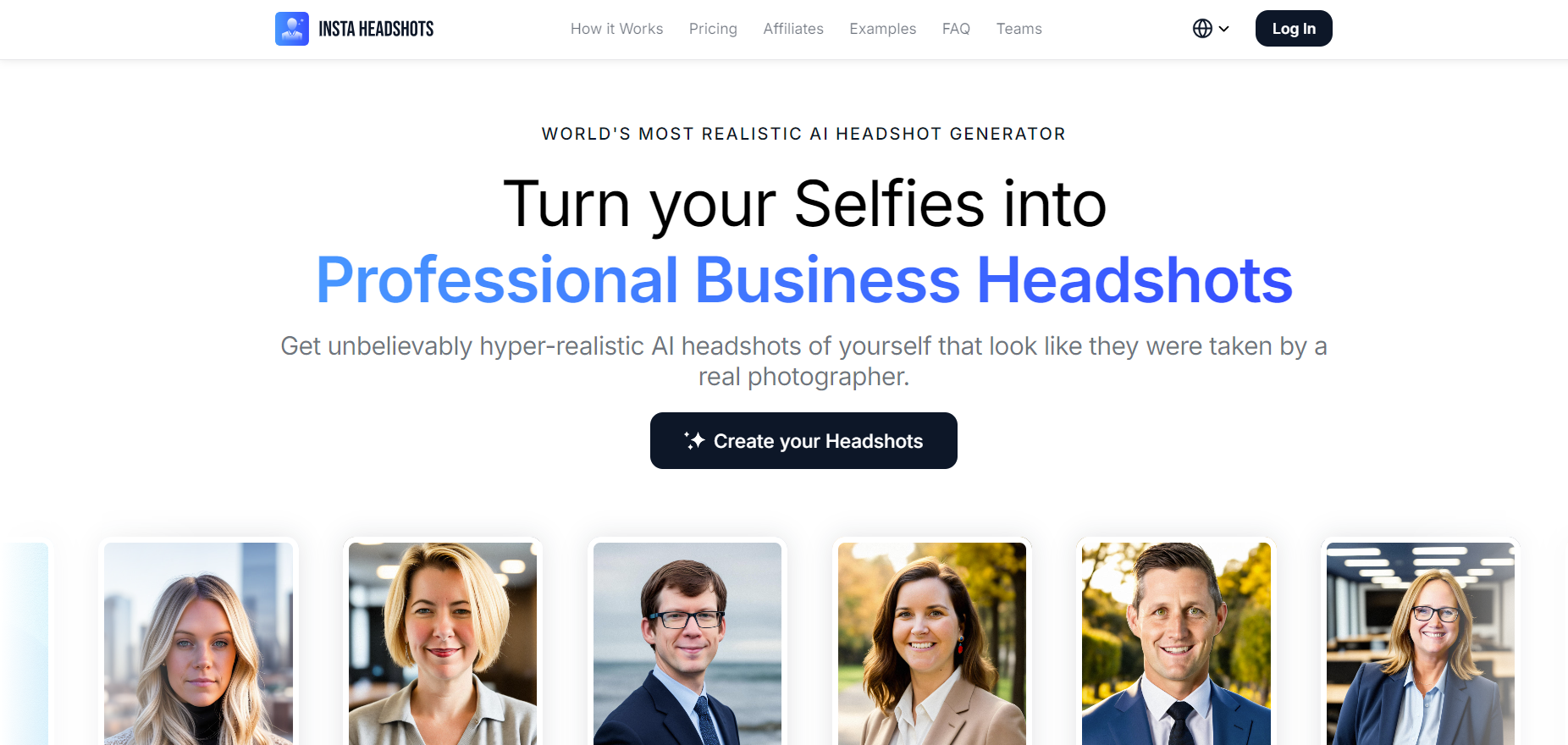 Insta Headshots - AI tools for job seeker