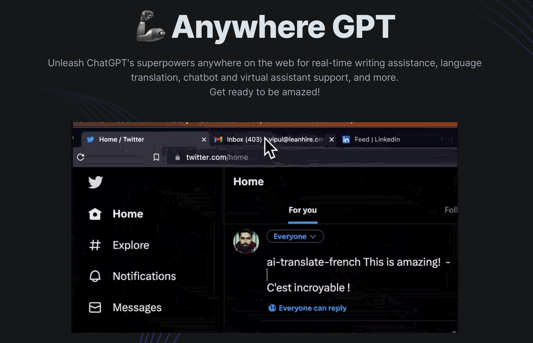 Anywhere GPT